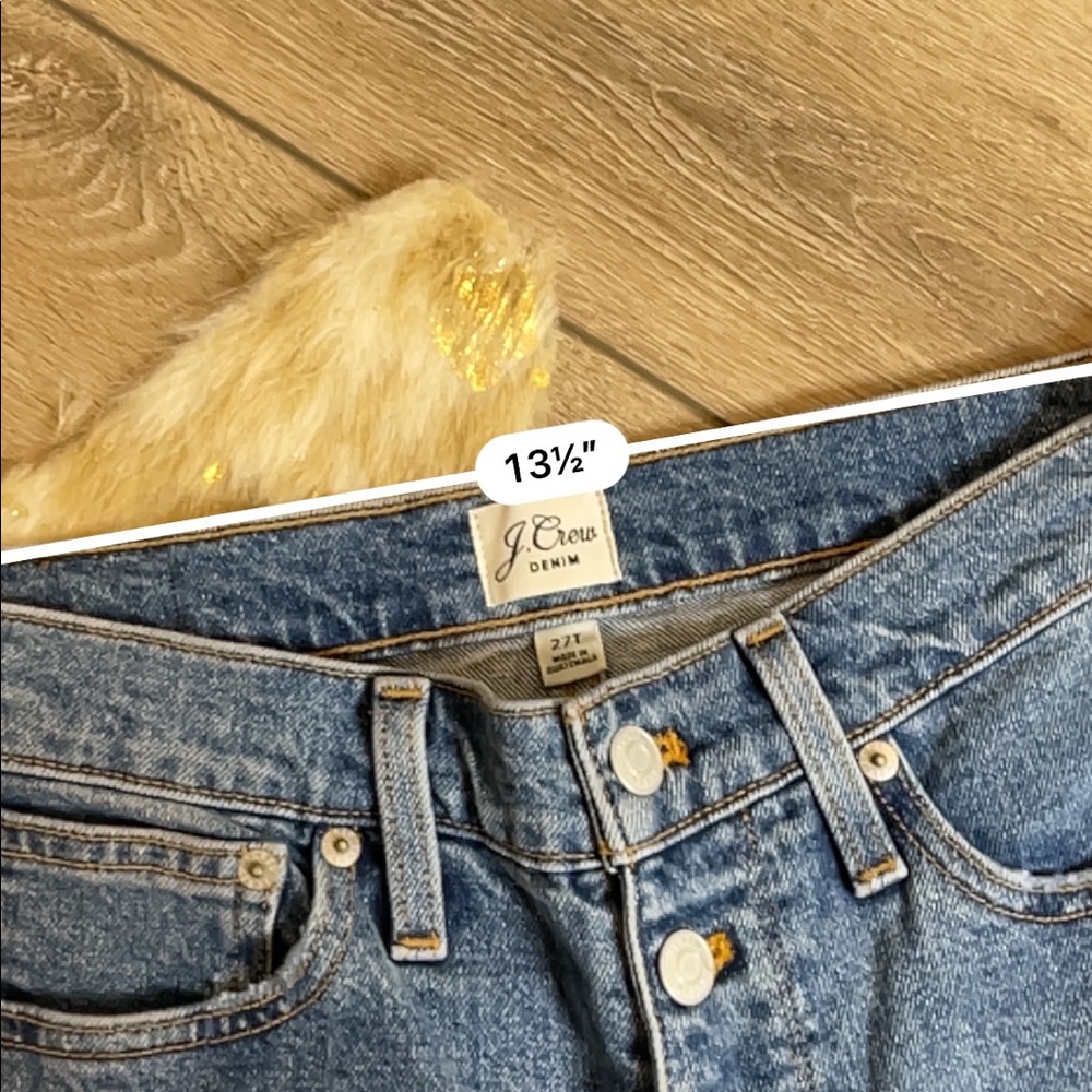 J. Crew 9” Billie Demi boot crop button fly jeans - Picture 5 of 7